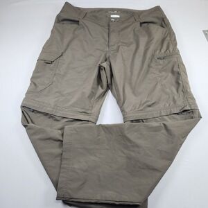 Columbia Omni Shade Convertible Cargo Pants Shorts Mens Size 36x30 Hiking